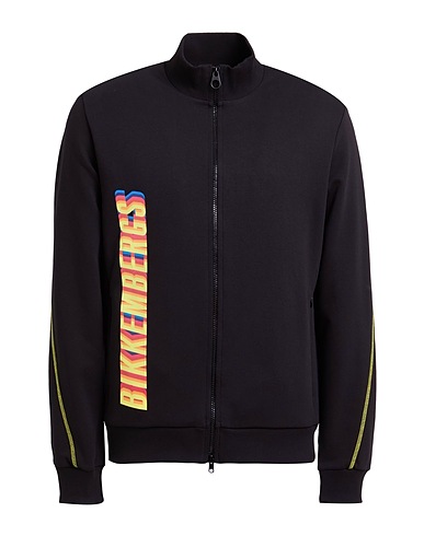 BIKKEMBERGS Felpa Nero 95% Cotone, 5% Elastan