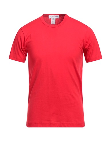 COMME des GARÇONS SHIRT ベーシックTシャツ レッド コットン 100%