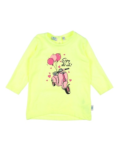 MELBY T-shirt Giallo 62% Cotone, 33% Poliestere, 5% Elastan