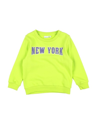 NAME IT® Sweatshirt Lime green 60% Cotton, 40% Polyester