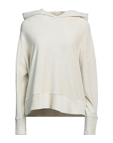 .TESSA Hooded track jacket  Ivory 81% Cotton, 19% Polyamide