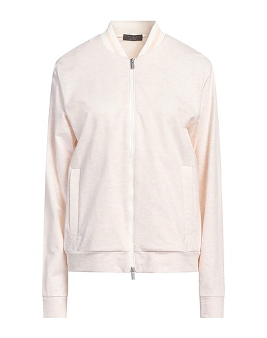 PESERICO Sweatshirt Ivory 97% Cotton, 3% Elastane, Silk