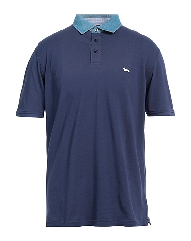 HARMONT & BLAINE Polo shirt Midnight blue 100% Cotton