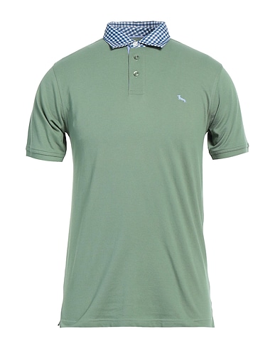 HARMONT & BLAINE Polo shirt Green 100% Cotton