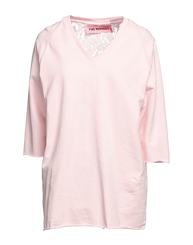 PINK MEMORIES Sweatshirt Light pink 85% Cotton, 15% Polyamide