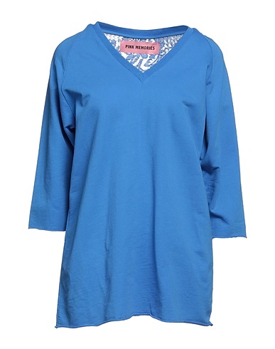 PINK MEMORIES Sweatshirt Blue 85% Cotton, 15% Polyamide