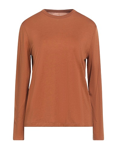 MAJESTIC FILATURES Basic T-Shirt Camel 67% Lyocell, 33% Cotton