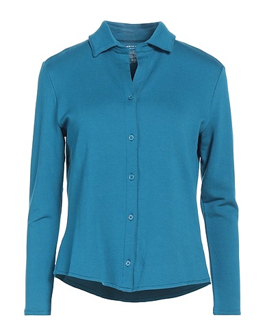 MAJESTIC FILATURES Solid color shirts & blouses Deep teal 96% Viscose, 4% Elastane