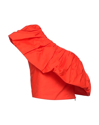 VICOLO One-shoulder top Orange 100% Cotton