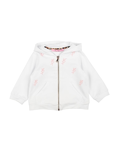 MISS BLUMARINE Sweatshirt White 95% Cotton, 5% Elastane