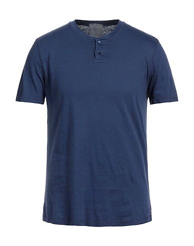 DITESCO T-shirt Slate blue 100% Cotton