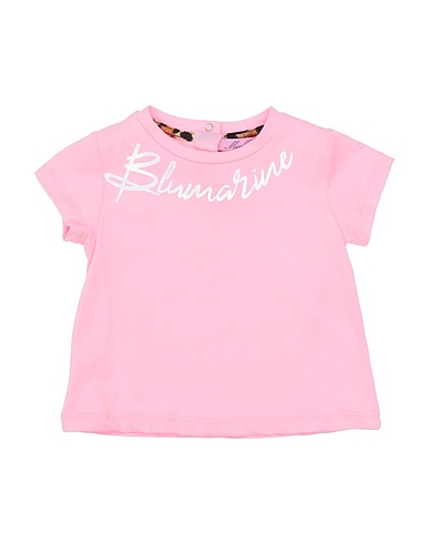MISS BLUMARINE T-shirt Pink 95% Cotton, 5% Elastane
