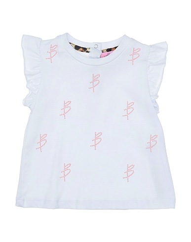 MISS BLUMARINE T-shirt White 95% Cotton, 5% Elastane