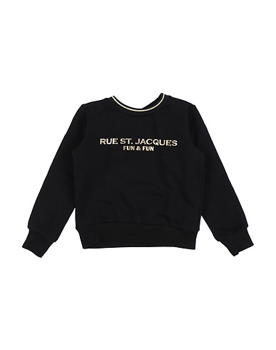 FUN & FUN Sweatshirt Black 95% Cotton, 5% Elastane