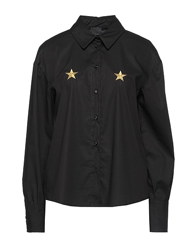 MARC ELLIS Shirts Black 70% Cotton, 27% Nylon, 3% Elastane