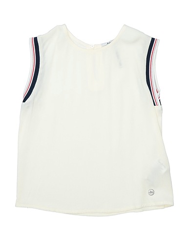 PEPE JEANS Top Avorio 100% Viscosa, Poliestere, Elastan, Fibra di metallo