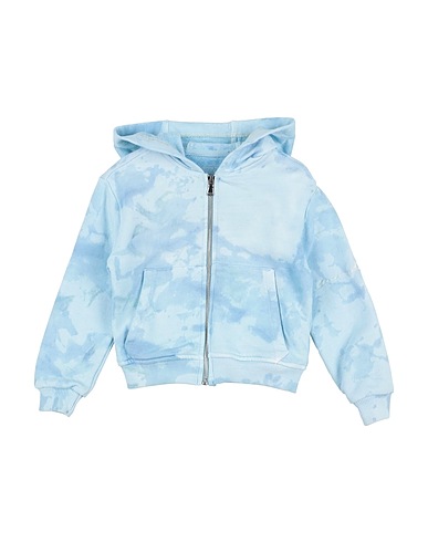SP1 Hooded sweatshirt Sky blue 100% Cotton, Elastane