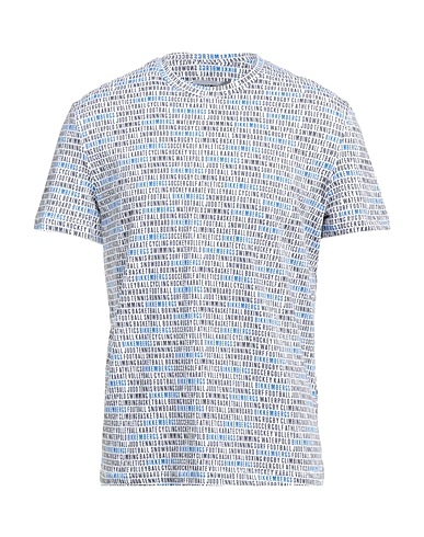 BIKKEMBERGS T-shirt White 95% Cotton, 5% Elastane