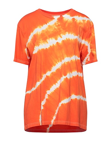 SEMICOUTURE T-shirt Orange 100% Cotton