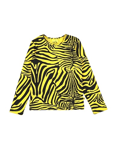 M'A KIDS T-shirt Yellow 97% Organic cotton, 3% Elastane