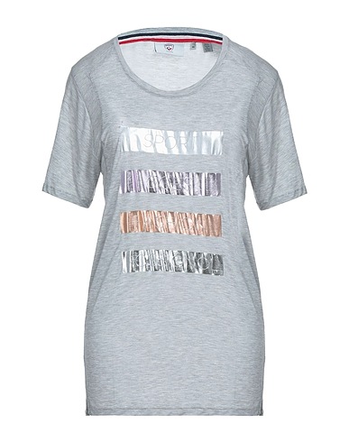 ROSSIGNOL T-shirt Grigio chiaro 60% Poliestere, 40% Cotone