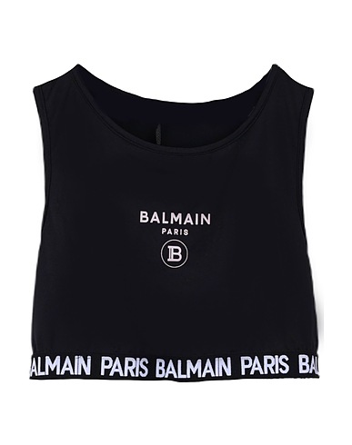 BALMAIN Top BALMAIN TOP Nero Poliammide