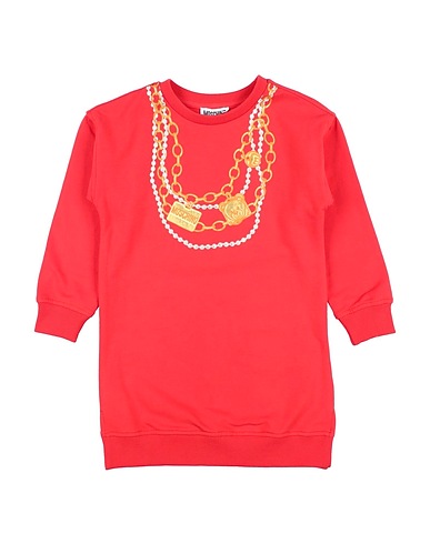 MOSCHINO KID Vestito Rosso 95% Cotone, 5% Elastan