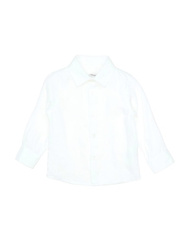 LE BEBÉ Chemise de couleur unie Blanc 100% Lin