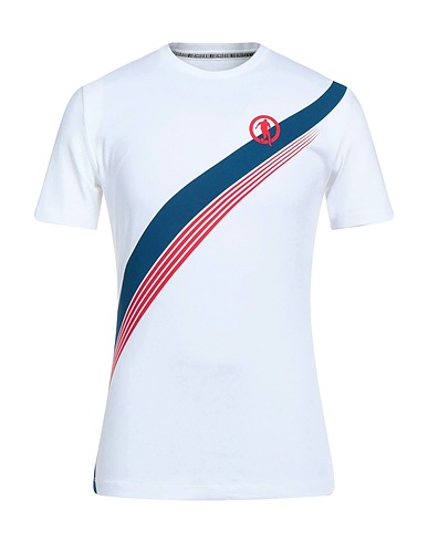 BIKKEMBERGS T-shirt White 95% Cotton, 5% Elastane