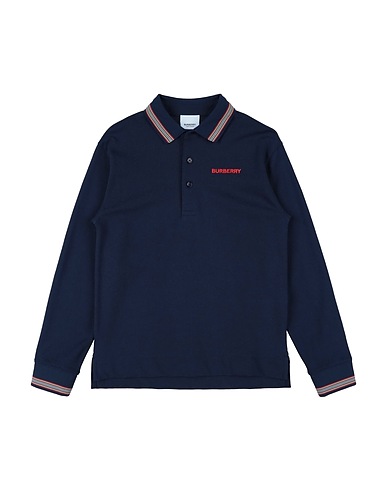 BURBERRY Poloshirt Nachtblau 100% Baumwolle, Polyamid, Elastan