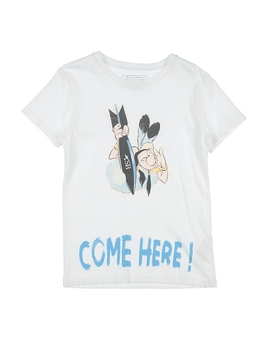 SP1 T-shirt Blanc 100% Coton, Élasthanne