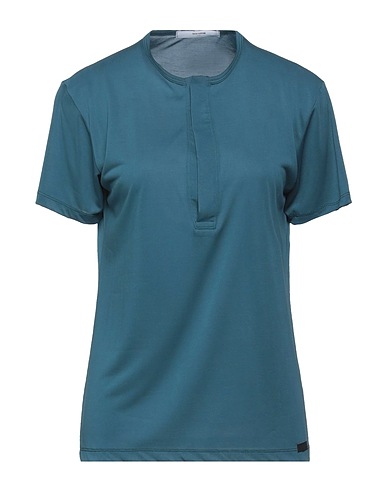 TAKESHY KUROSAWA T-shirt Verde petrolio 77% Modal, 23% Poliestere