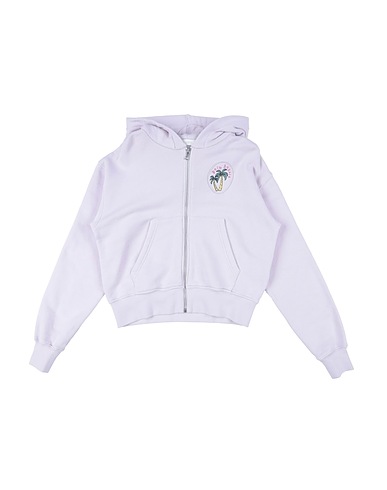 PALM ANGELS Felpa Lilla 100% Cotone, Elastan