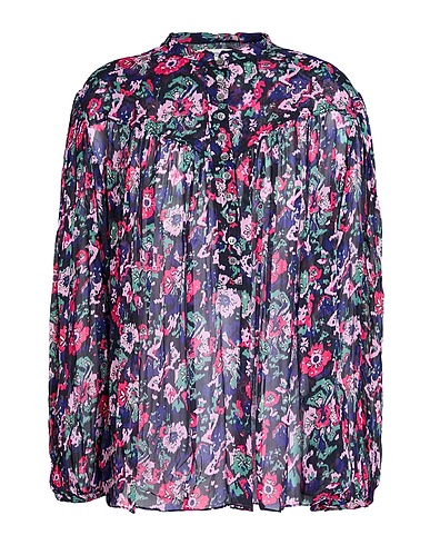 MARANT ÉTOILE Patterned shirts & blouses Midnight blue 100% Viscose