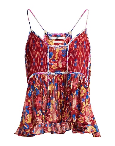 MARANT ÉTOILE Top Bordeaux 100% Viscosa