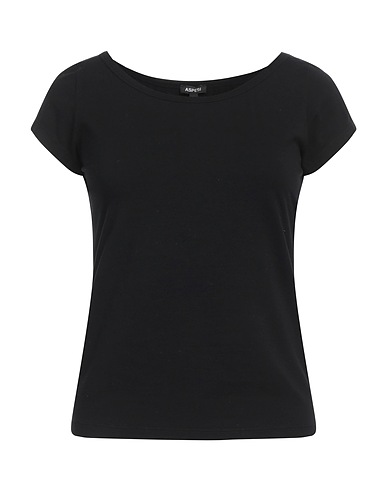 ASPESI Ｔシャツ ブラック コットン 88% / ポリウレタン 12%
