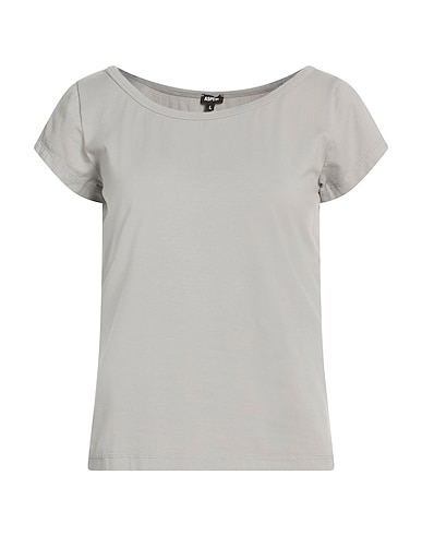 ASPESI Basic T-shirt Grey 88% Cotton, 12% Elastane