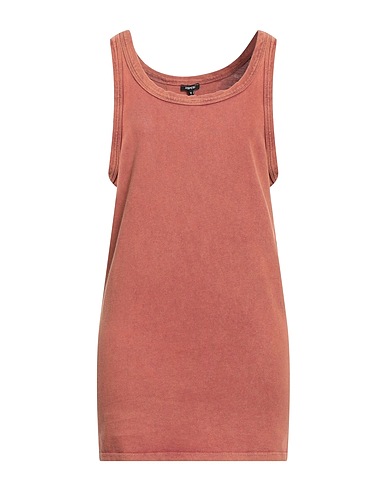 ASPESI Tank top Rust 100% Cotton