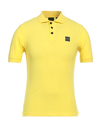 OUTHERE Polo shirt Yellow 100% Polyamide