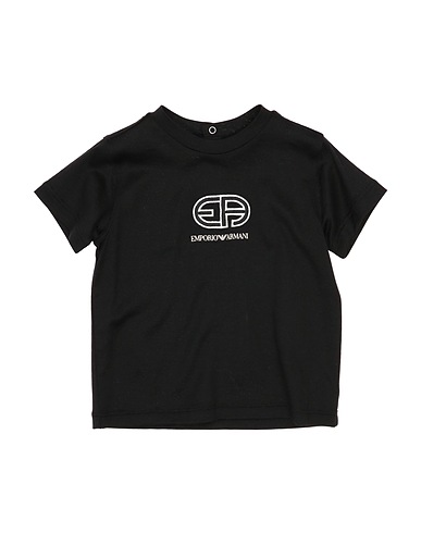 EMPORIO ARMANI Ｔシャツ ブラック テンセル 70% / コットン 30%