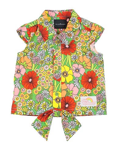 JOHN RICHMOND Camicie  e bluse fantasia Verde 100% Cotone