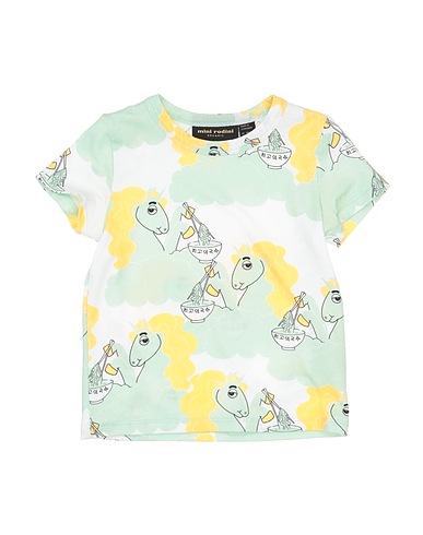 MINI RODINI T-shirt Light green 95% Lyocell, 5% Elastane