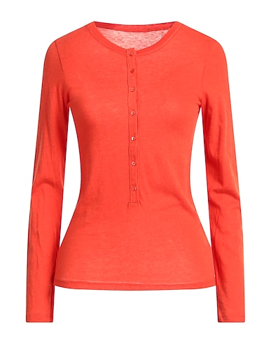 MAJESTIC FILATURES T-shirt Orange 70% Cotton, 30% Cashmere