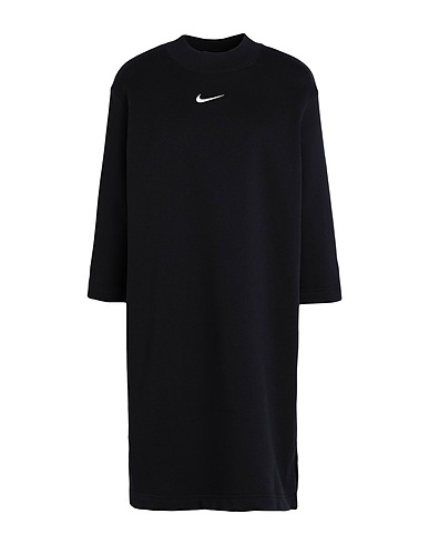 NIKE Short dress Nike Sportswear Phoenix Fleece Women's Oversized 3/4-Sleeve Dress
 Black 80% Cotton, 20% Polyester