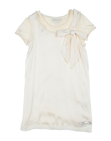 TWINSET T-shirt Ivory 92% Cotton, 8% Elastane, Viscose