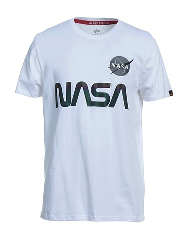 ALPHA INDUSTRIES T-shirt Bianco 100% Cotone