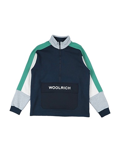 WOOLRICH Sweatshirt Nachtblau 100% Organische Baumwolle, Polyester