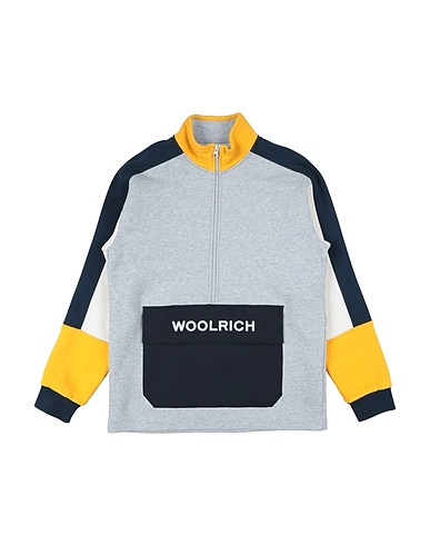 WOOLRICH Sweatshirt Hellgrau 100% Organische Baumwolle, Polyester