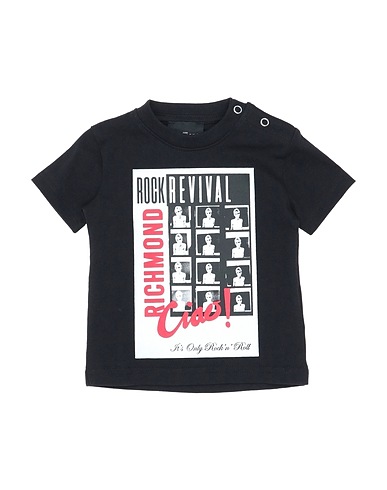 JOHN RICHMOND T-shirt Nero 100% Cotone