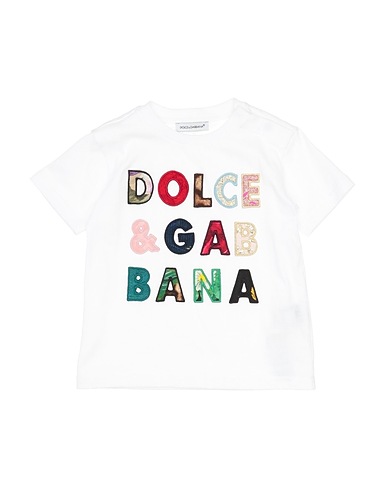 DOLCE&GABBANA T-shirt White 100% Cotton, Viscose, Polyester, Polyamide, Silk